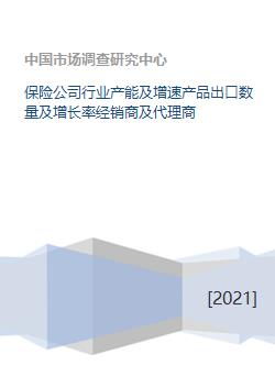 保險公司行業產能、產品出口與代理業務發展分析